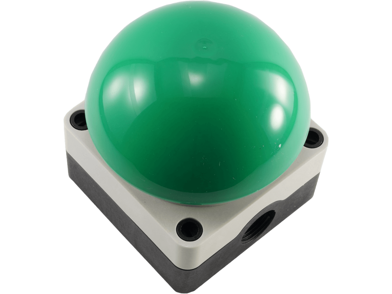 Bouton poussoir de pied / main IP65 vert