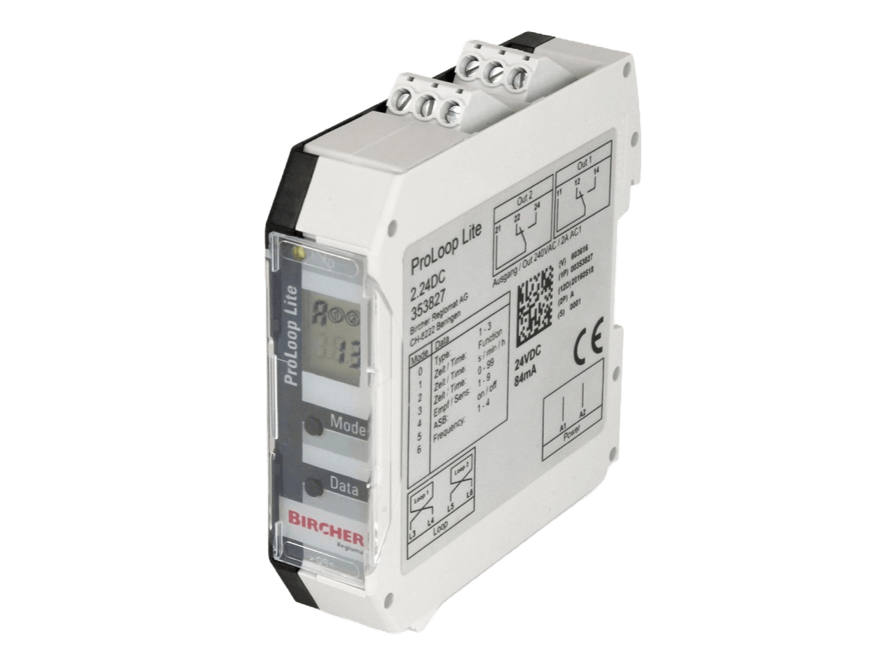 Bircher ProLoop Lite 1.230AC Loop Detector 1 Channel 230V AC