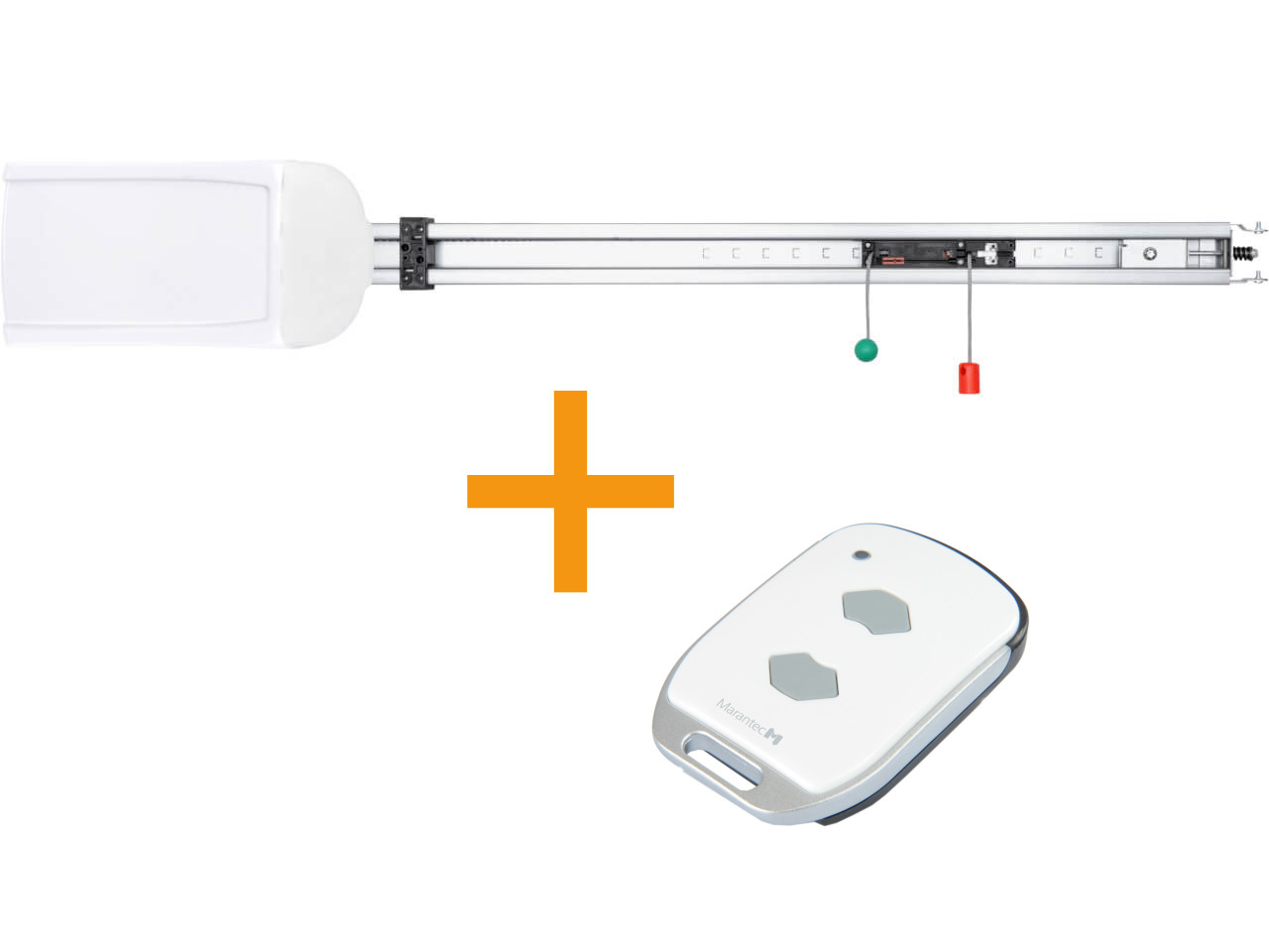 Marantec Comfort 260 speed bi-linked Entraînement de porte de garage avec Rail C