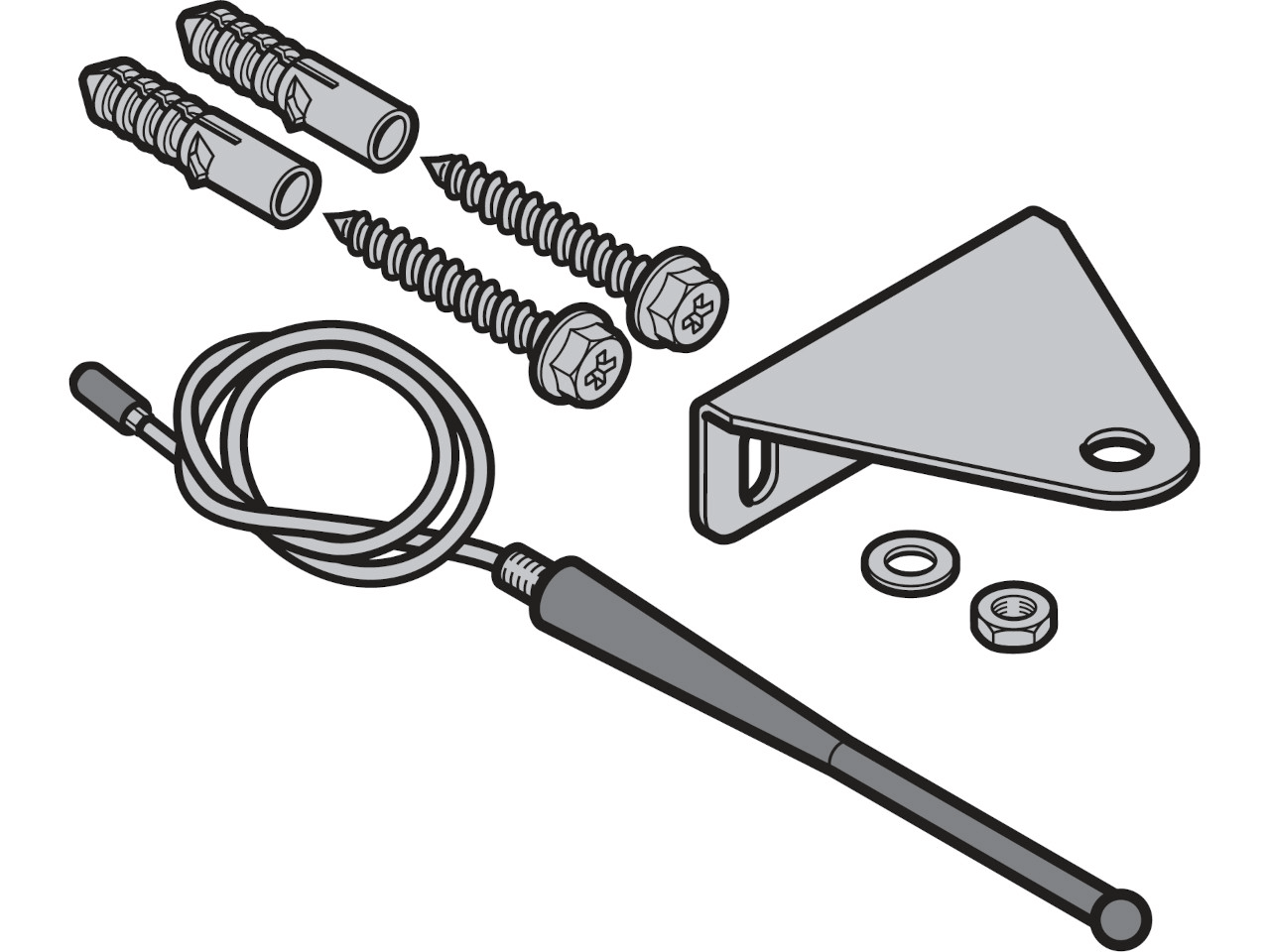 Hormann antenne radio pour amplification de signaux 868,3 MHz