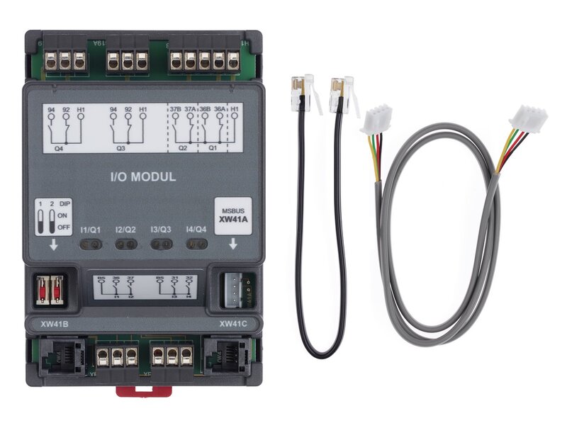 MFZ Marantec Ovitor EM 172 Module d'extension avec 4 entrées/sorties, commande de circulation bidirectionnelle, dans un boîtier CS mini