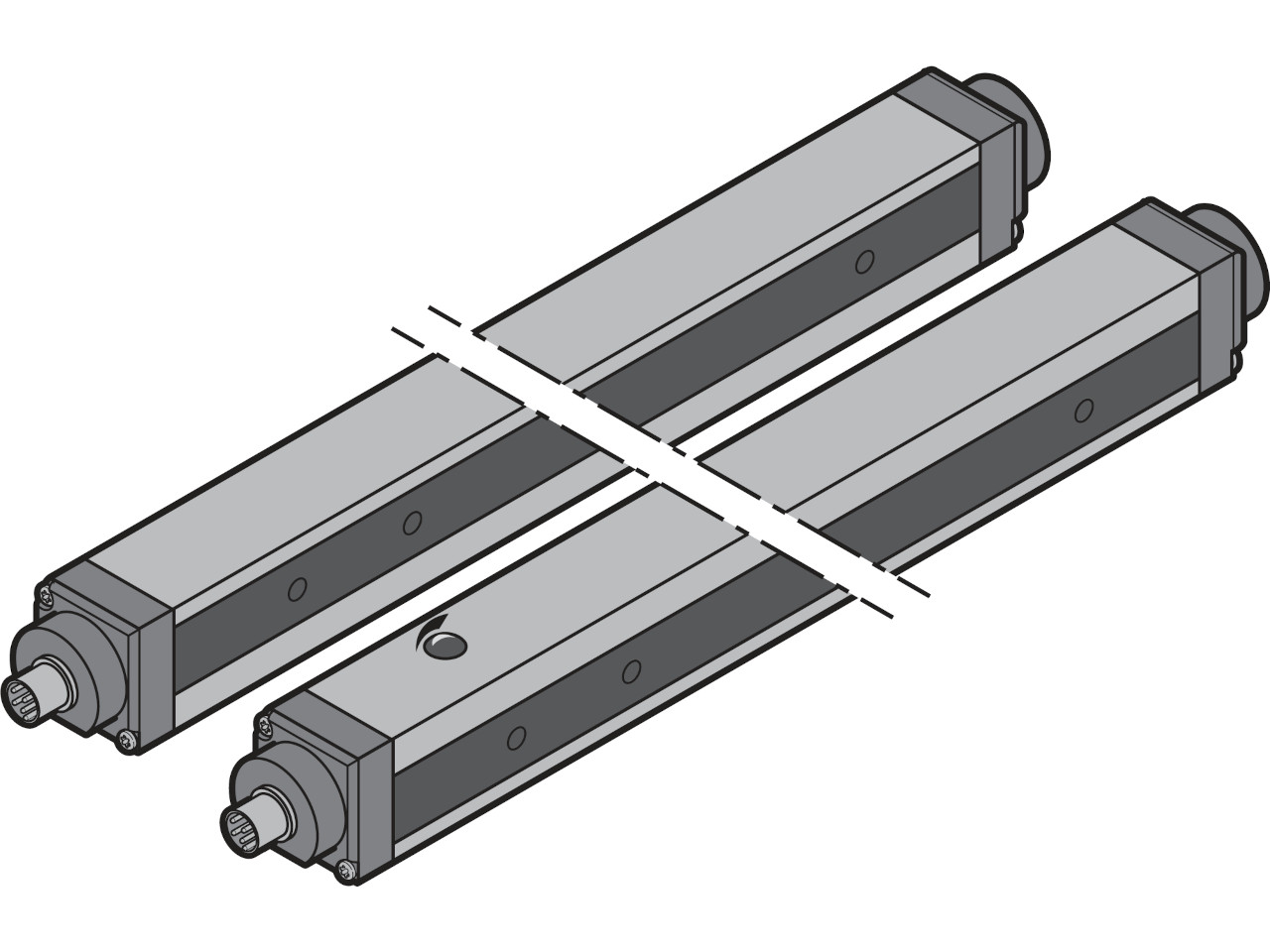 Hormann barrière immatérielle ELG 1490 mm