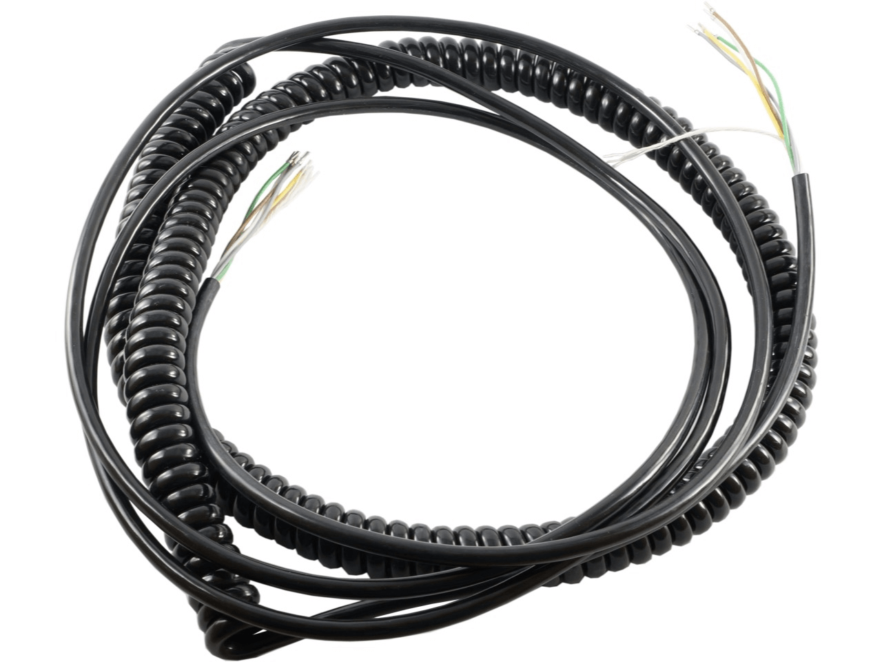 Câble spiralé Industrial Duty 6x0,25mm² Longueur étendue 5,0m