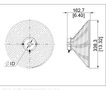 Canimex Torque Force TF D1350-336 M340-8500 Tambour de levage vertical 1" Poids de porte 1000kg Hauteur de porte 8401mm pair