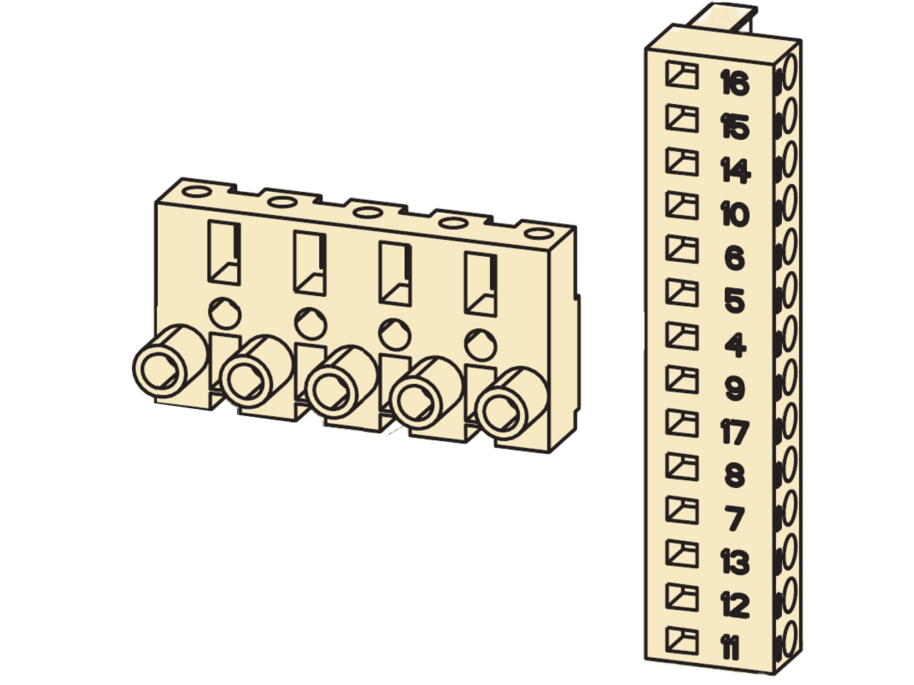 GfA Elektromaten Fiches de câblage 14/5 borniers pour NES