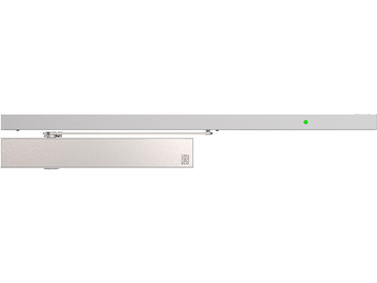 ECO FTS-R III EN 3-6 Gâche électrique à ouverture libre, kit complet, couleur argent