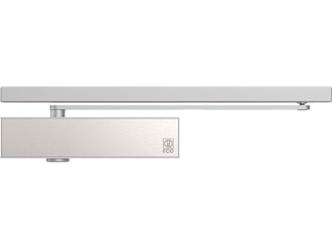 ECO TS-41 GS-B EN 1-4 Gâche électrique complète, couleur argent