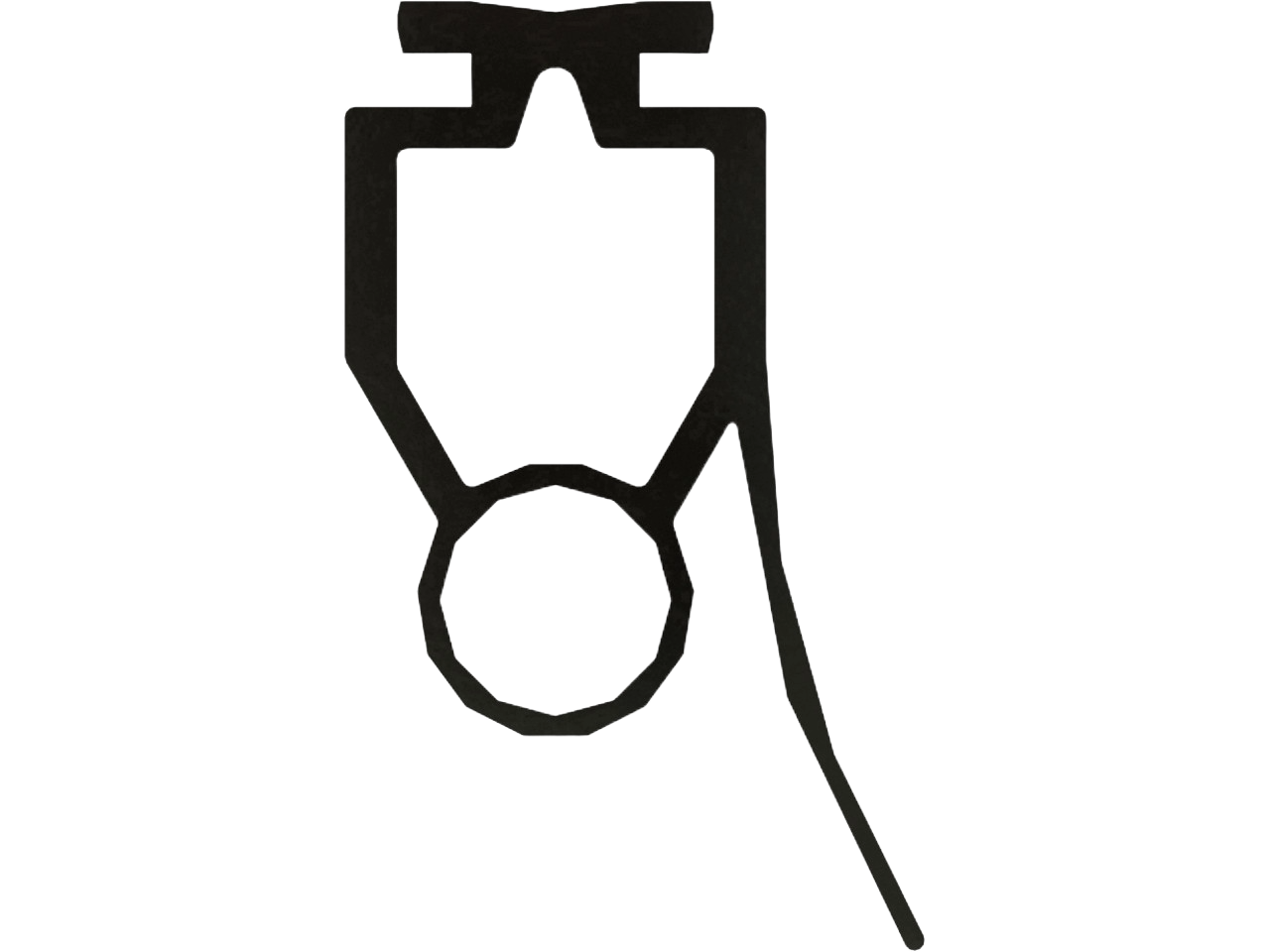 FRABA VITECTOR OSE-P 20 40 01 Rubber Profile 1-sided Sealing Lip 5m Coil