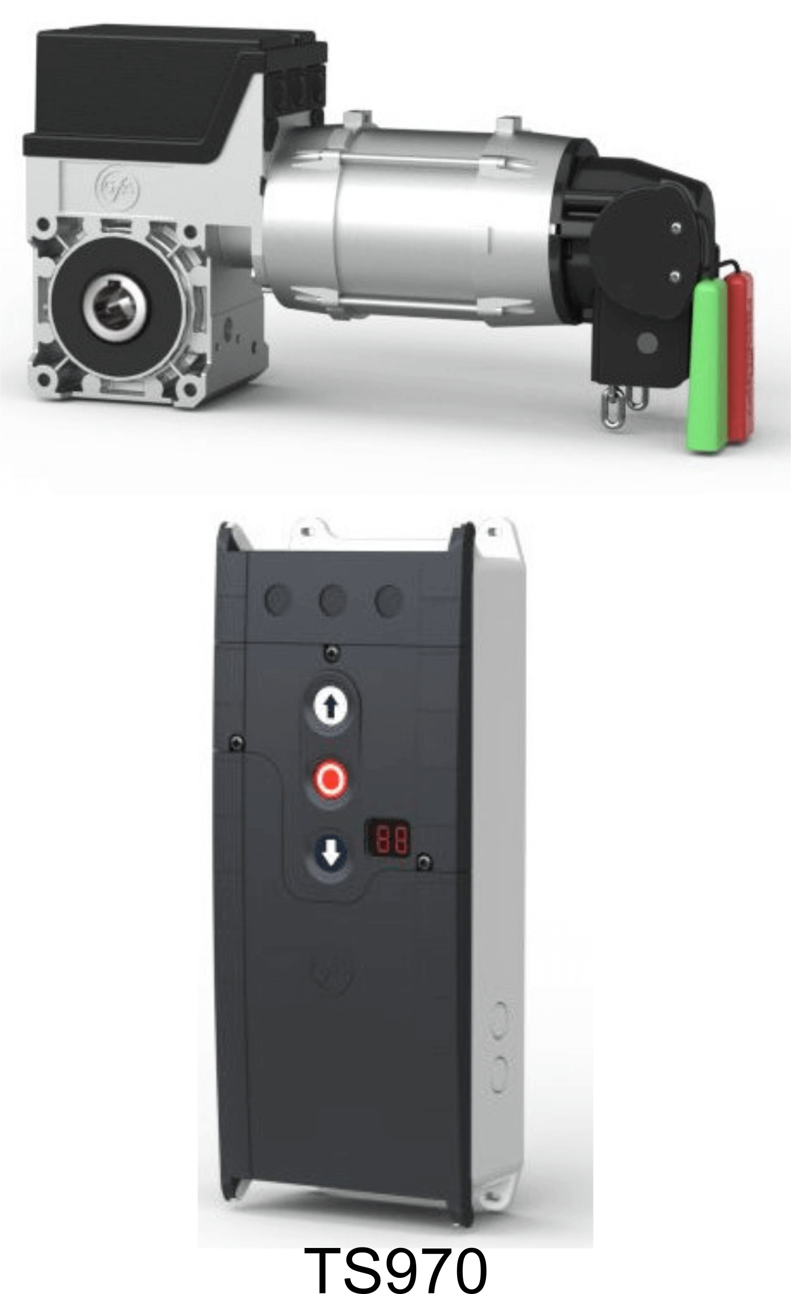 Kit motorisation pour porte sectionnelle GfA Elektromaten SE14.21-25.40 DES SK TS970 Câble 7m