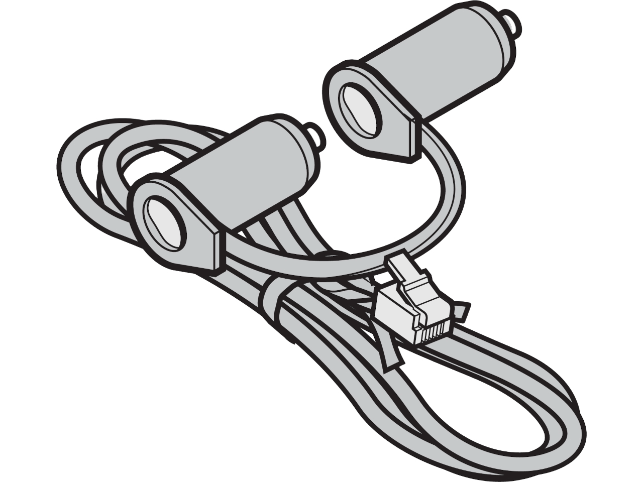 Hormann Optical sensors double SKS white