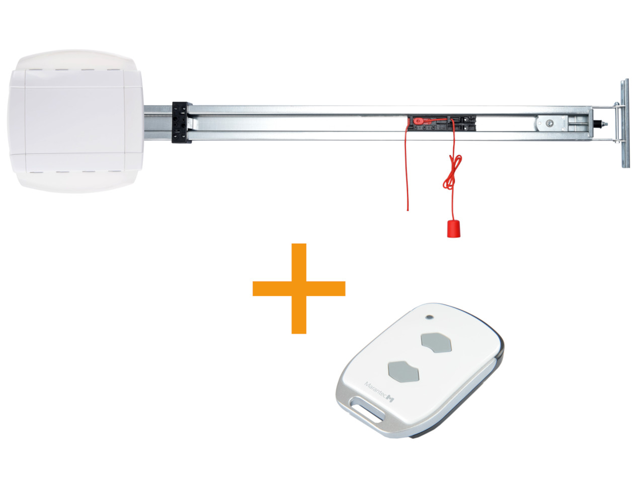 Marantec Comfort 370 bi-linked Entraînement de porte de garage avec Rail C
