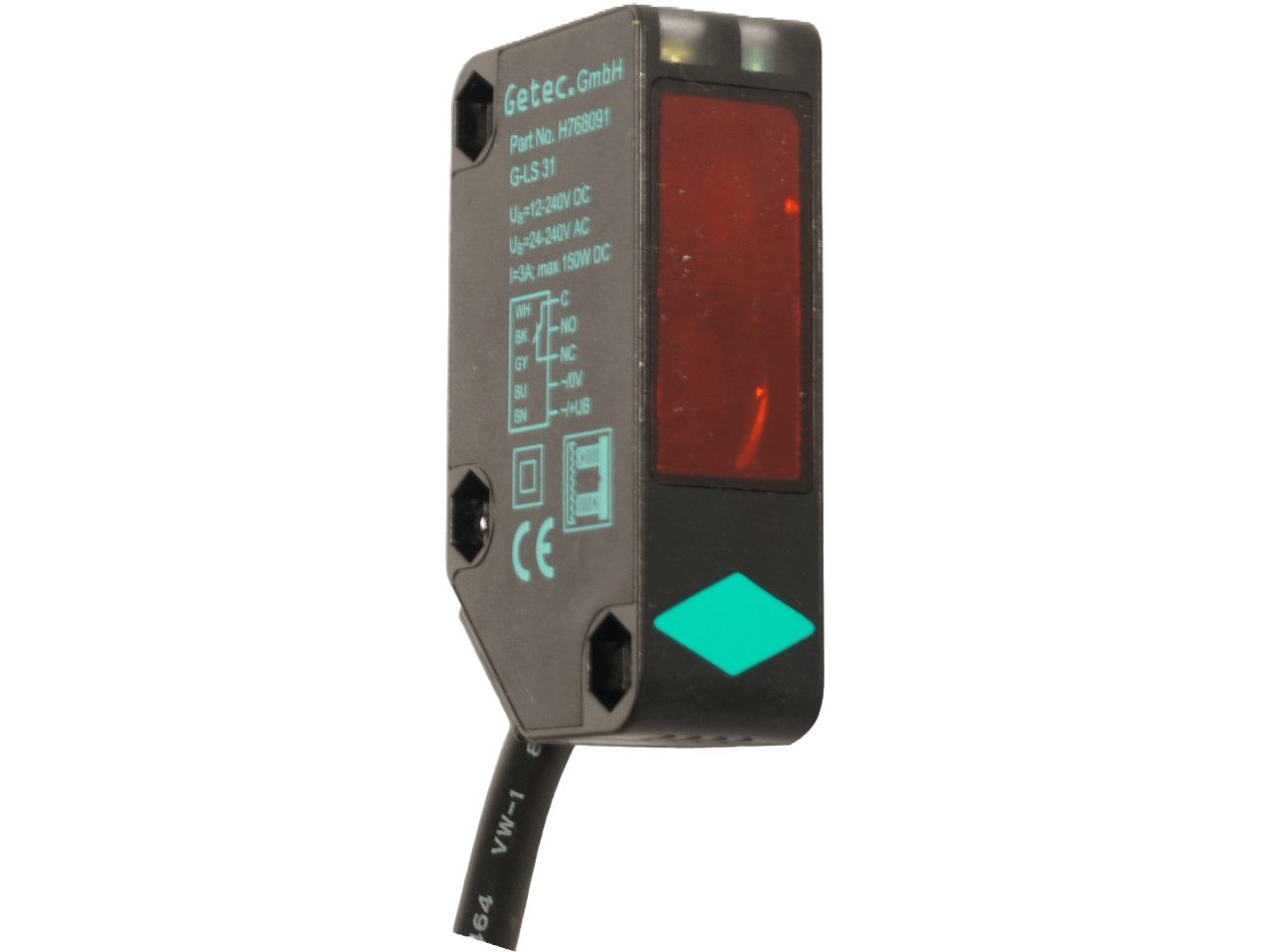 Getec Cellule photoélectrique reflex G-LS31 longueur max. 9m
