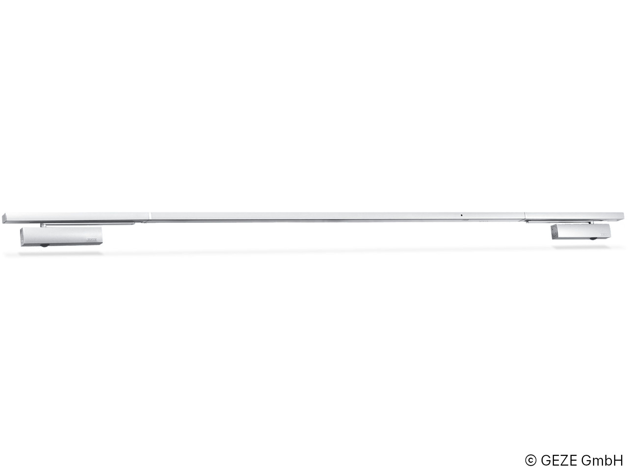 GEZE TS 5000 R-ISM Ferme-porte avec régulation de la séquence de fermeture et détecteur de fumée argenté – kit complet