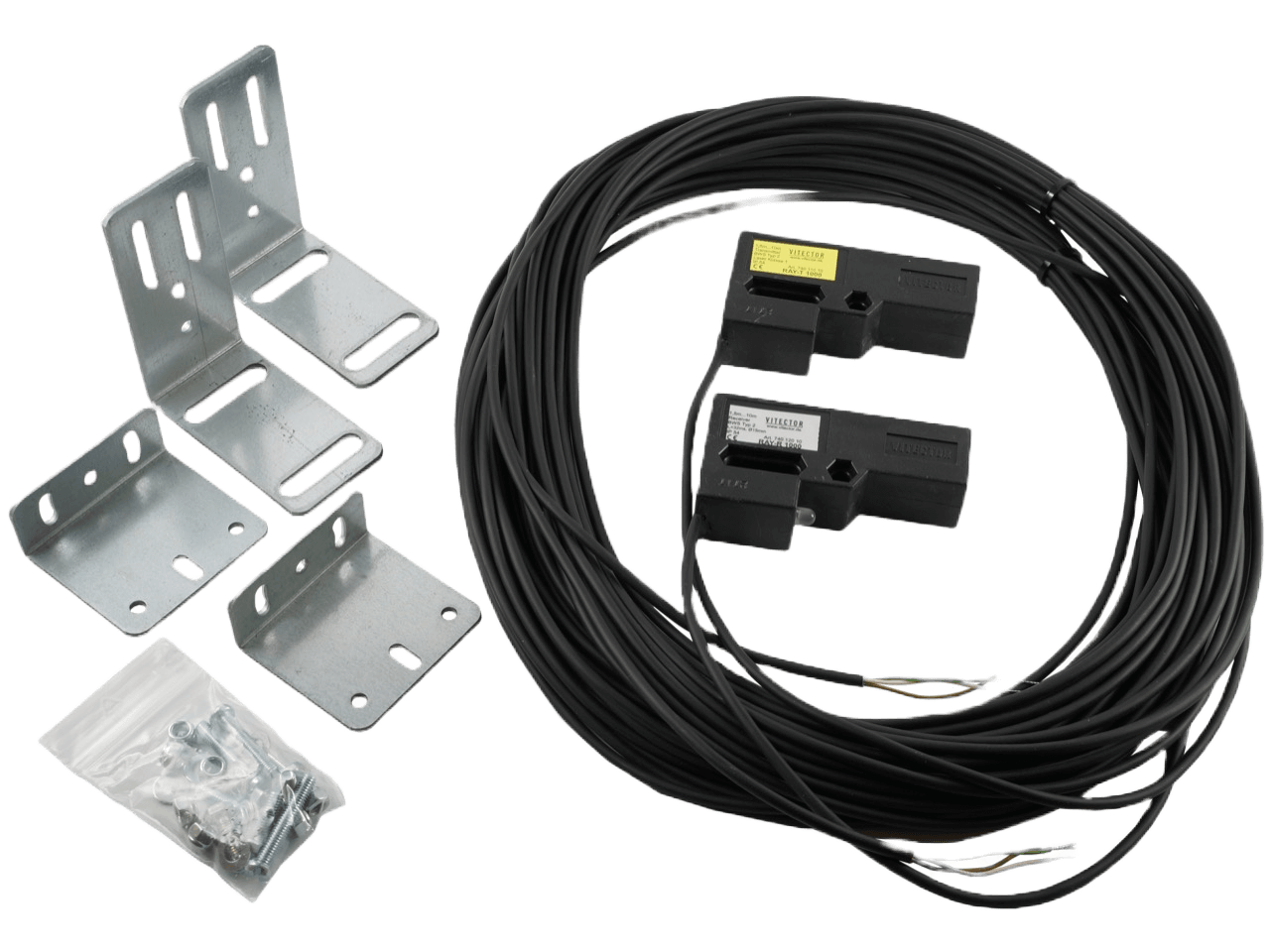 FRABA VITECTOR RAY-S 1101 Cellule photoélectrique pour protection anti-écrasement avec accessoires