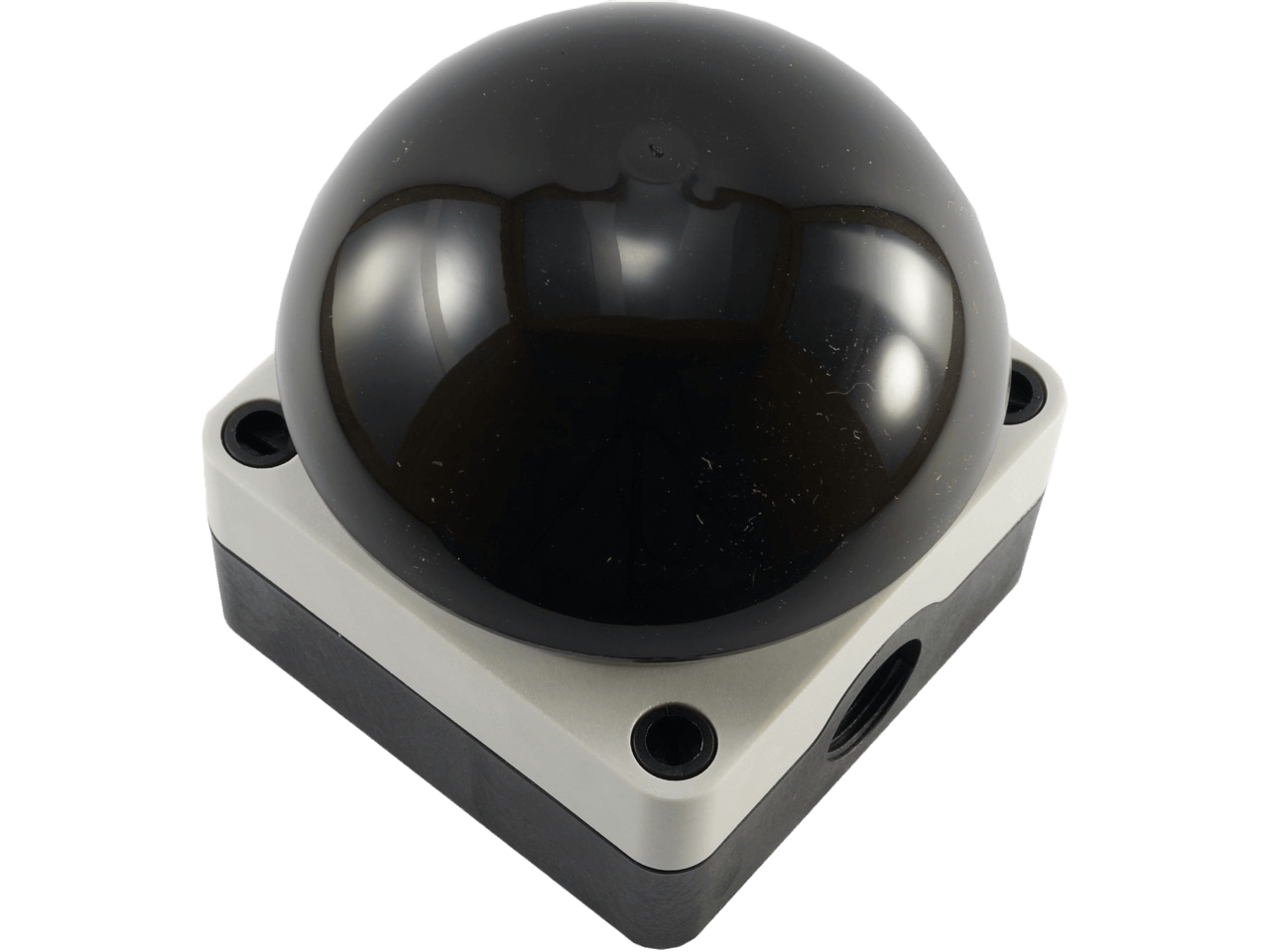 Bouton poussoir de pied / main IP65 noir