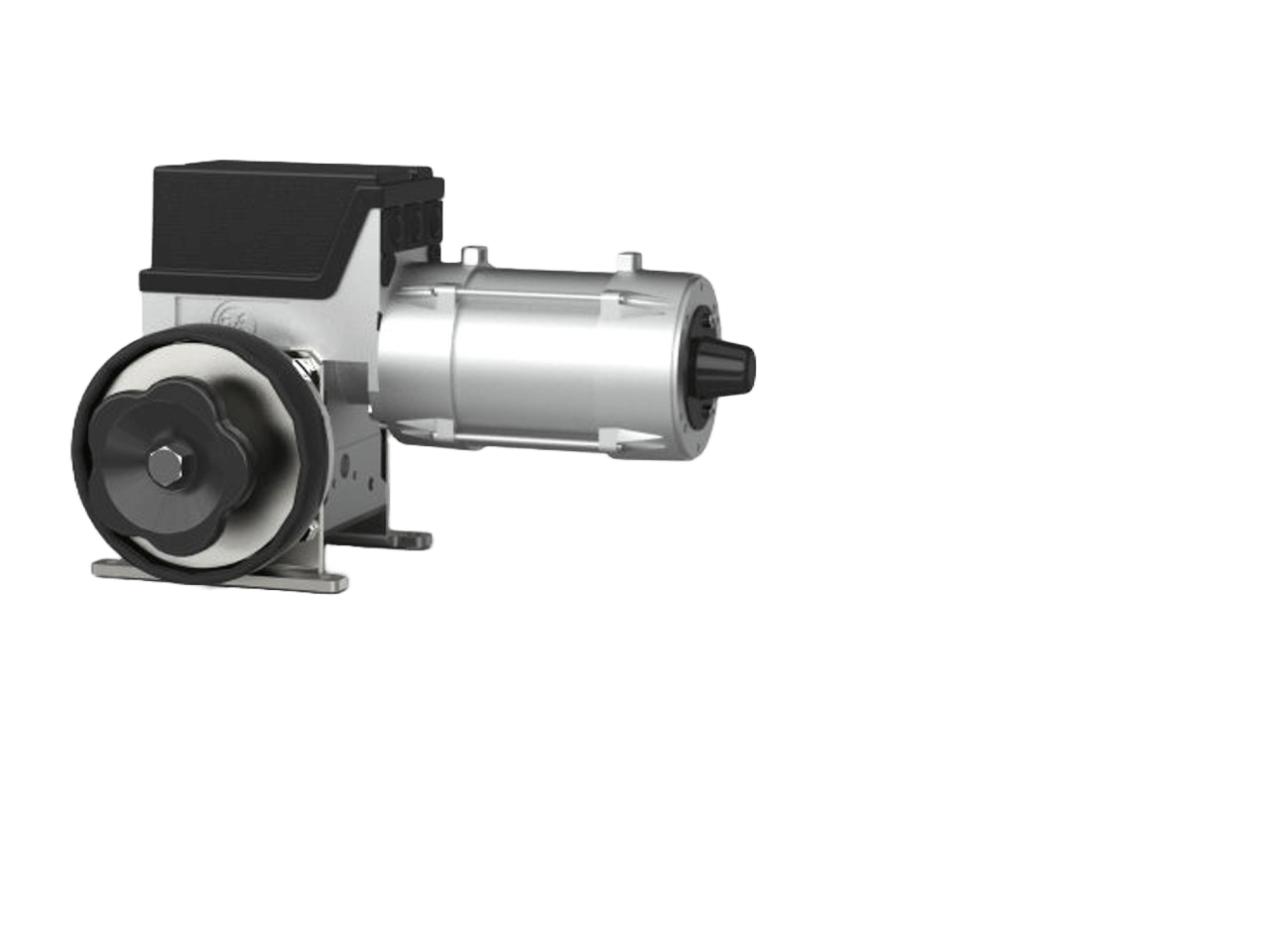 GfA Elektromaten ST 9.15 Moteur pour portails coulissants 90 Nm, arbre de sortie droit, installation horizontale