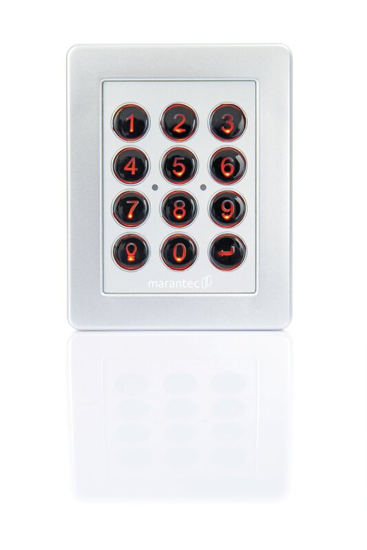 MFZ Marantec Ovitor Digital 525 Clavier à code radio 4 canaux avec 3 broches, 868 MHz bi.linked