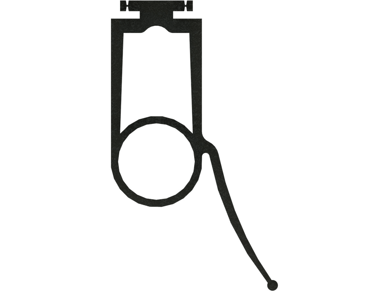 FRABA VITECTOR OSE-P 25 75 00 Rubber Profile 1-sided Sealing Lip Coil 10m