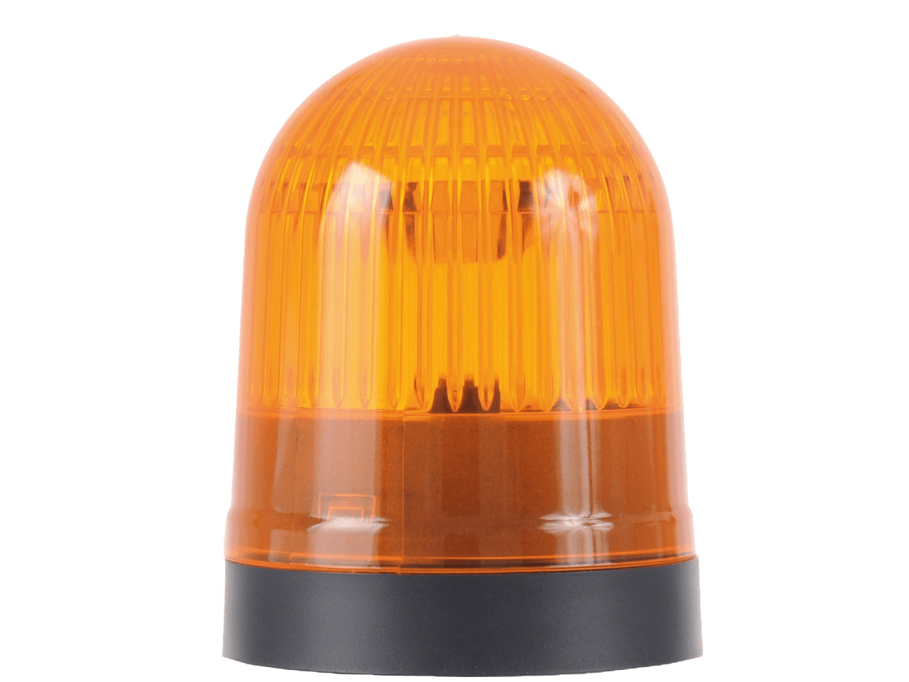 Feu clignotant LED jaune avec support mural